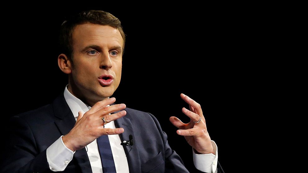 Presidentkandidaten Emmanuel Macron beskrivs av många som för ung för att bli president.