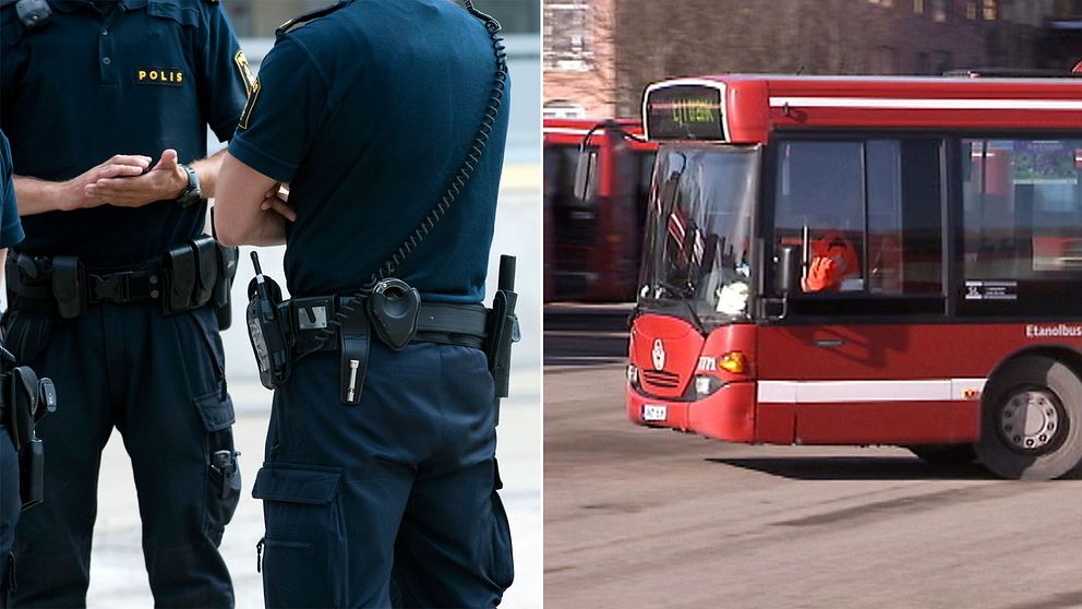 Samarbetet mellan Järvapolisen och Arriva innebär att polisen är med och biträder kontrollanterna vid biljettkontroller.