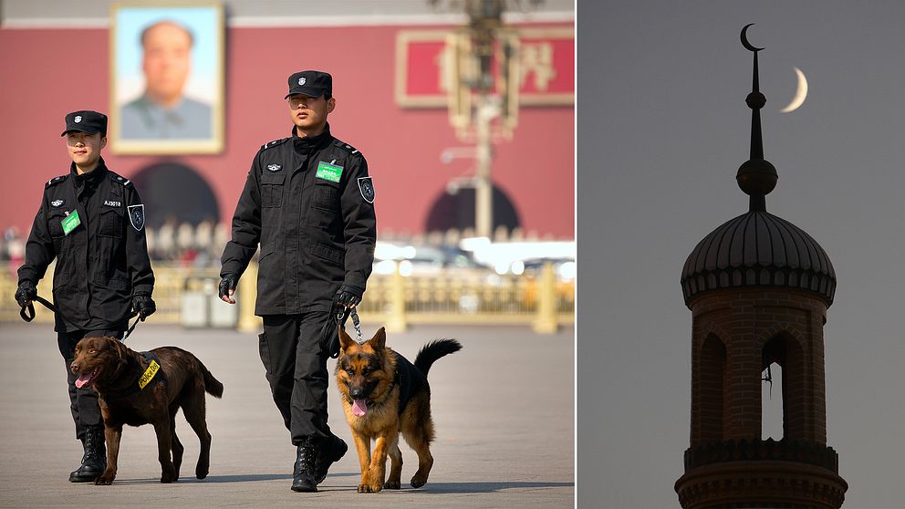 Peking och Kashgar, Xinjiang.