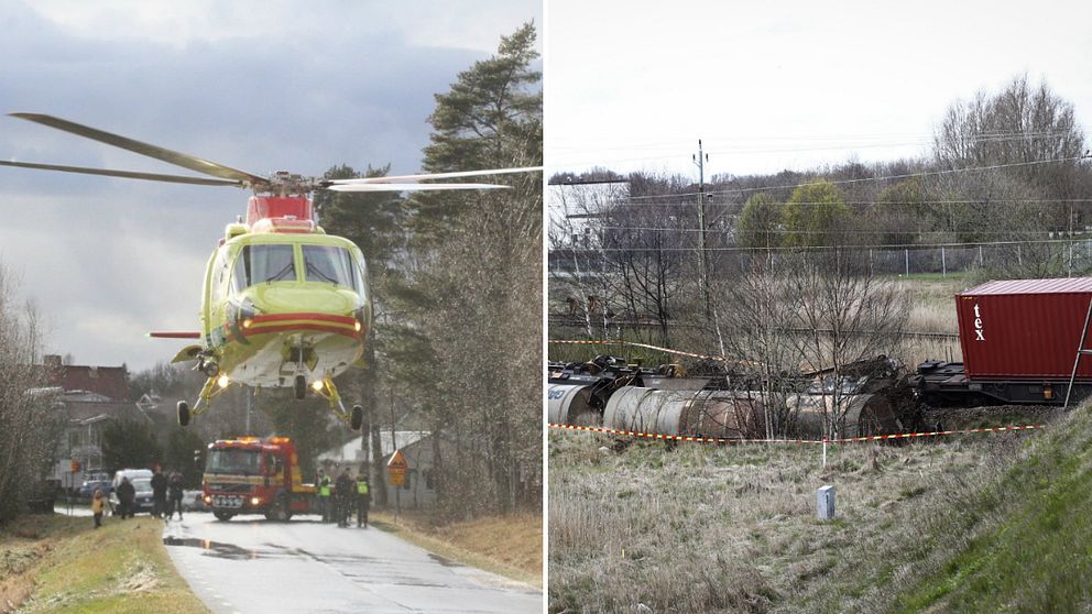 I tisdags inträffade två allvarliga tågolyckor i Västsverige. Först spårade ett tåg med farligt gods ur i Varberg tidigt på morgonen. Olyckan orsakade stora trafikstörningar. Under eftermiddagen omkom sedan en bilist efter att han körts på av ett tåg vid en järnvägsövergång norr om Mariestad.
