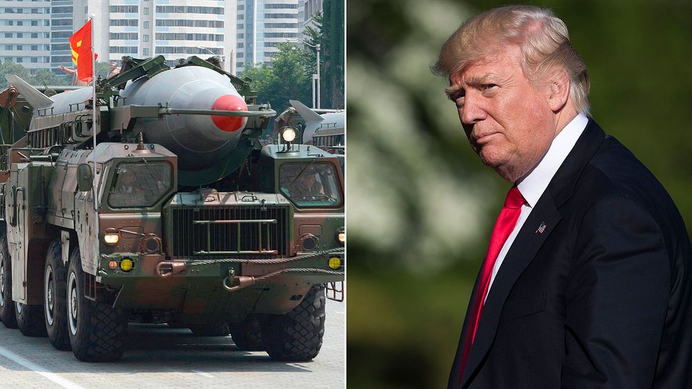 Trump menar att Nordkorea missaktat Kina med sitt senaste robottest.