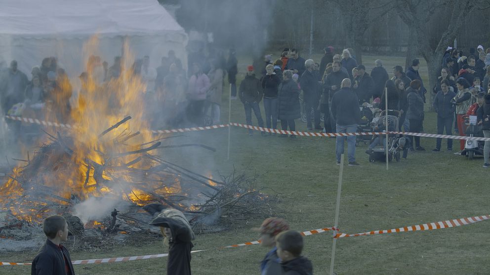 Majbrasa på Bjurhovda.