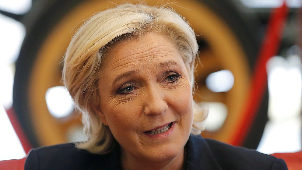Marine Le Pen, presidentkandidat Nationella Fronten.