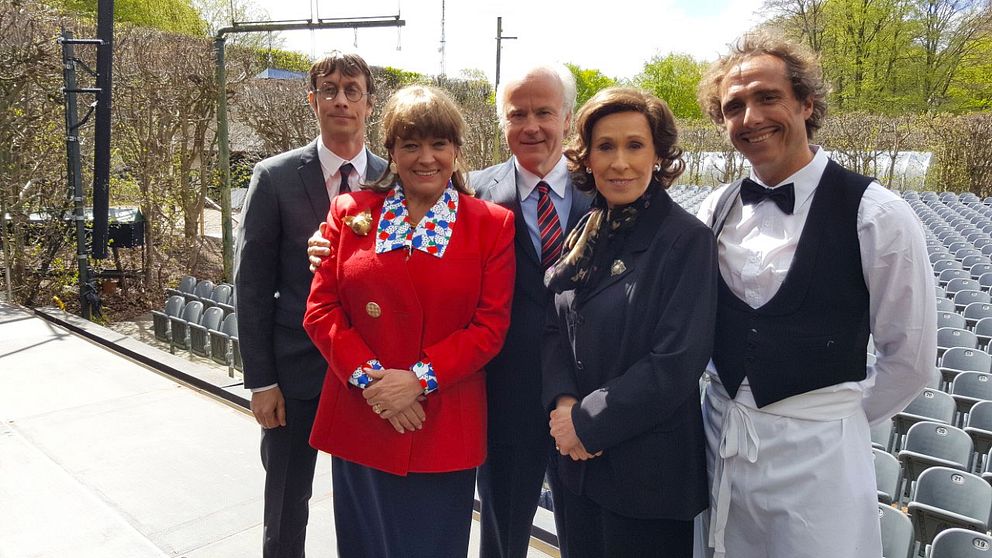 Ola Forssmed, Sussie Eriksson, Fredrik Dolk, Eva Rydberg och Kalle Rydberg.