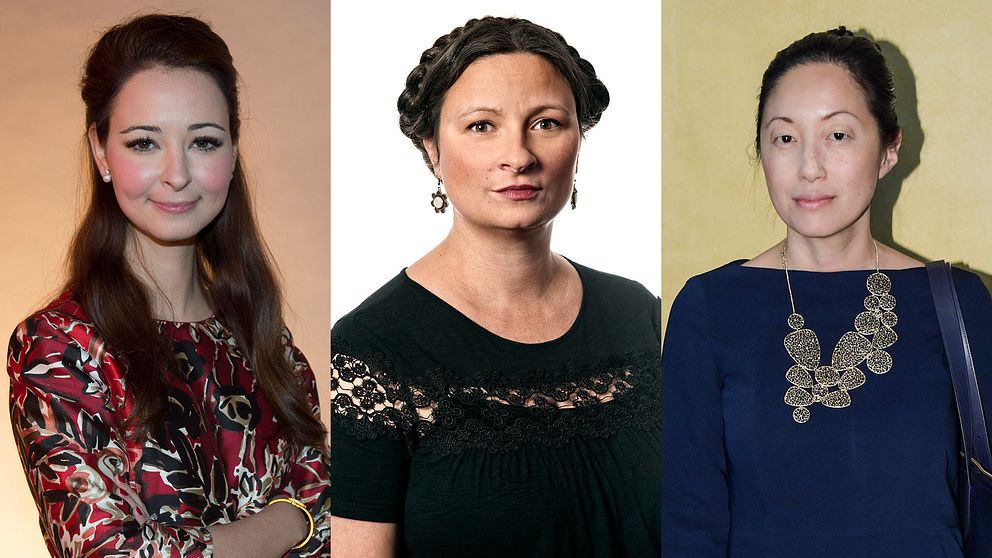 Alice Teodorescu, politisk redaktör på GP, Sanna Rayman, debattchef på Dagens Samhälle och Tove Lifvendahl, politisk chefredaktör på SvD.