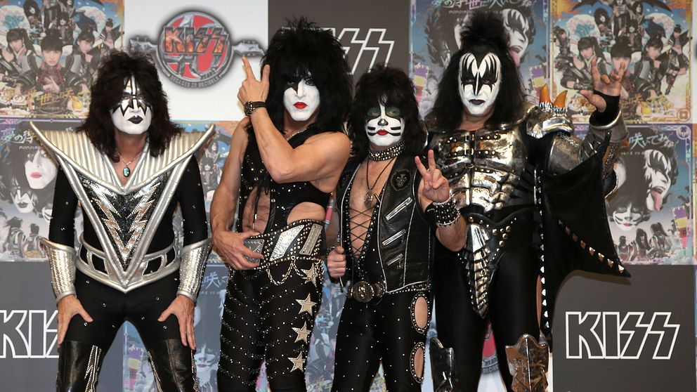 Tommy Thayer, Paul Stanley, Eric Singer och Gene Simmons.