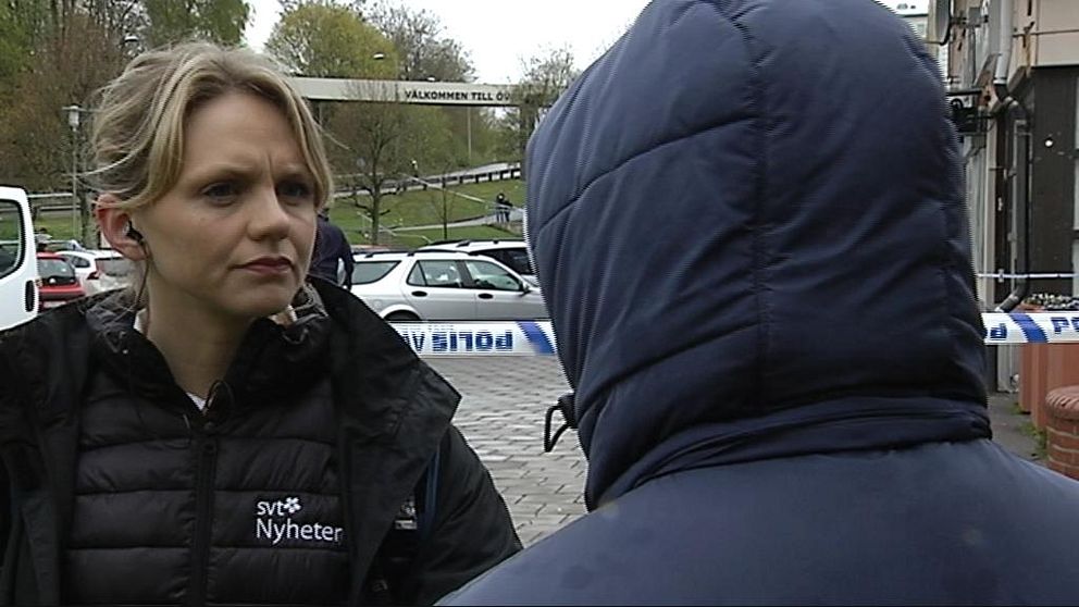 Vittne berättar för SVT:s reporter