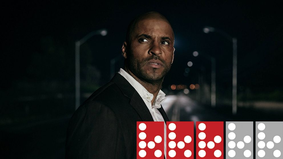 Ricky Whittle spelar huvudrollen i tv-serien American Gods (Amazon Prime Video)