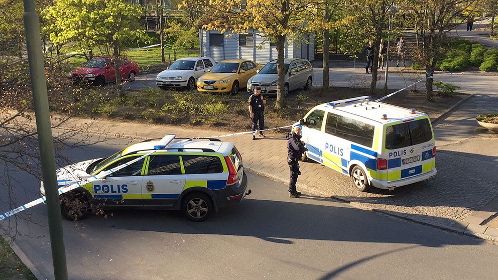Alla skottlossningar i Malmö får kriminella att hoppa av, här den på Sörbäcksgatan på Kroksbäck i Malmö den 12 maj 2017.