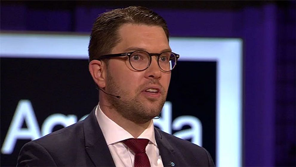 Jimmie Åkesson (SD) i partiledardebatten