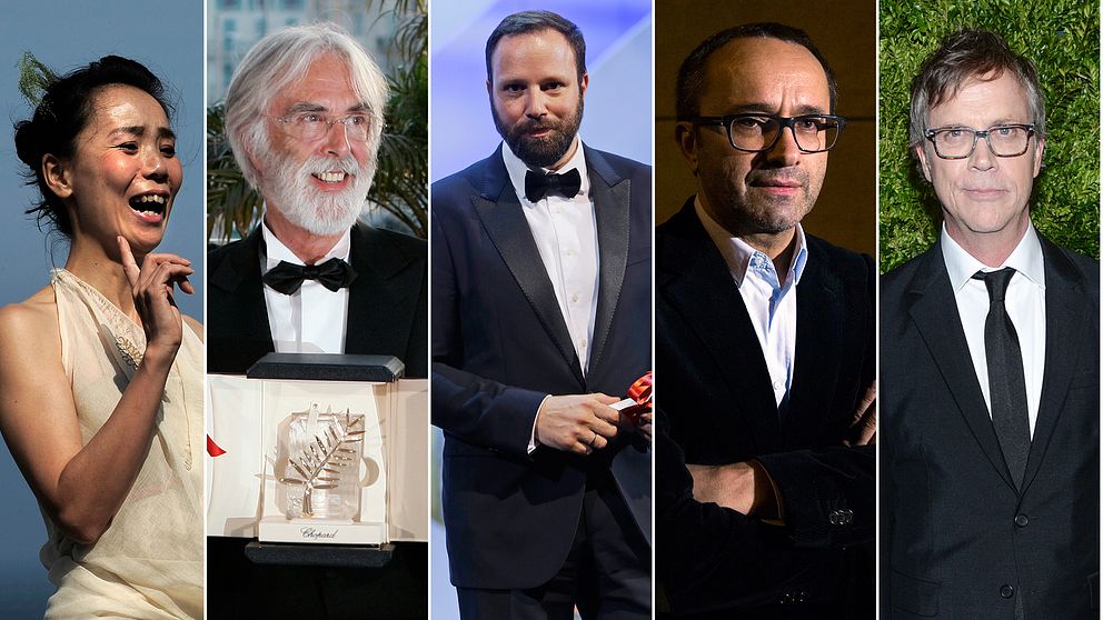 Naomi Kawase, Michael Haneke, Yorgos Lanthimos,  Andrej Zvjagintsev och Todd Haynes.