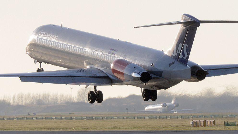 Ett annat SAS-flyg, på väg att lyfta från Kastrup i Köpenhamn. Arkivbild.