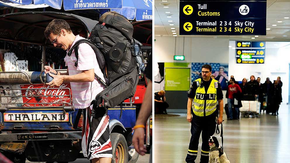 Många anländer till flygplatsen från semestern med väskan full av souvenirer. Men man bör se upp – vissa utländska fynd kan ge böter eller fängelse.