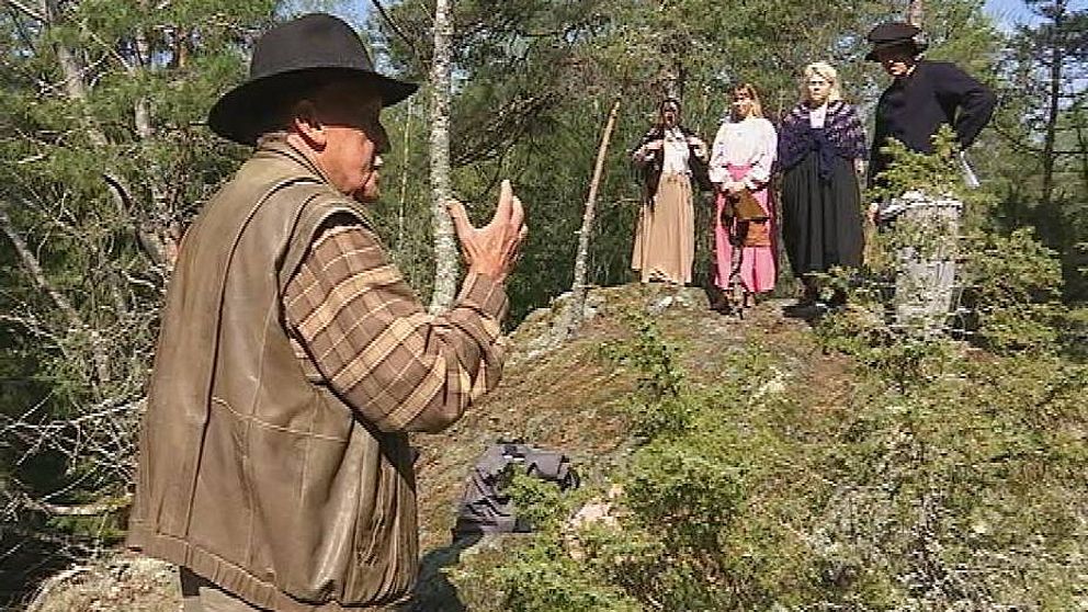 Guiden Sölve Holgersson berättar om häxorna i Finspång
