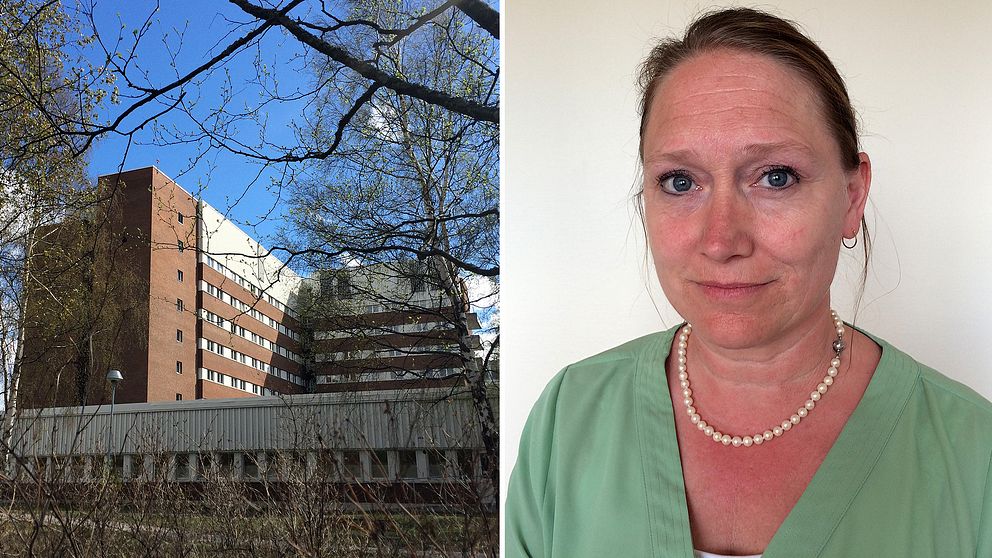 Länssjukhuset i Sundsvall och Anna-Karin Drewsen från psykiatriska länskliniken.