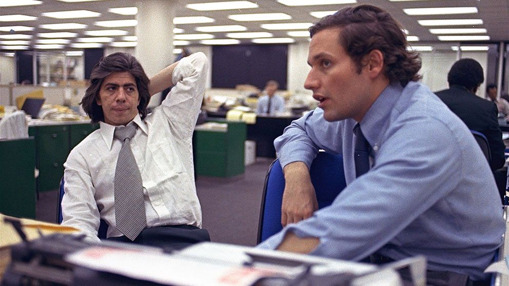 Washington Post-journalisterna Bob Woodward och Carl Bernstein.