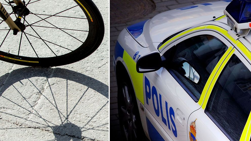 En person har gripits, misstänkt för att ha stulit en cykel värd 80 000 kronor.