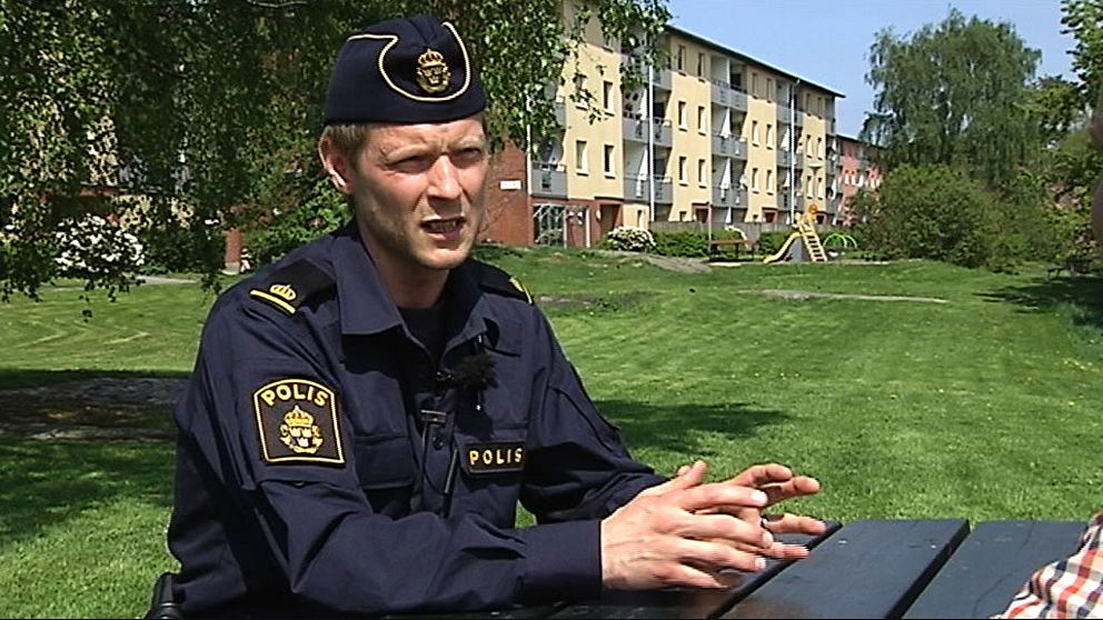 Daniel Neck, kommunpolis i Västra Hisingen.