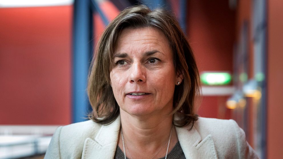 Isabella Lövin, språkrör för Miljöpartiet.