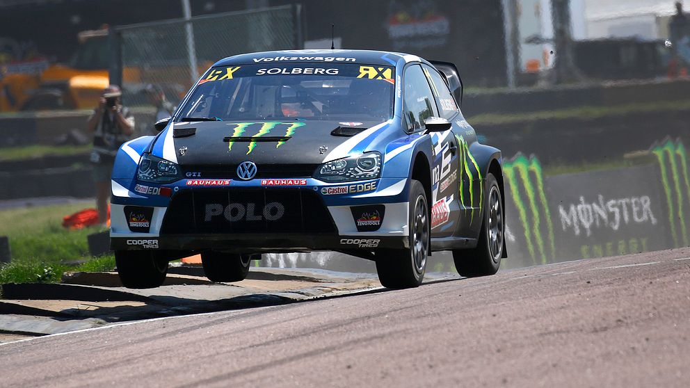 Petter Solberg vann både Q1 och Q2 när rallycrossens VM-serie drog vidare till brittiska Lydden Hill.