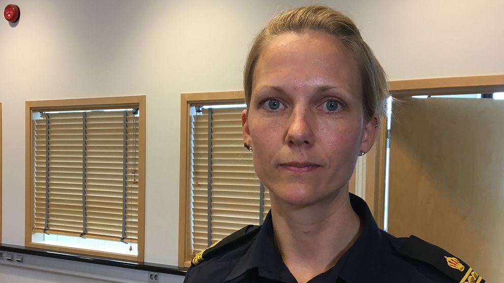 Joanna Jonasson, polisen i Västmanlands insatsledare