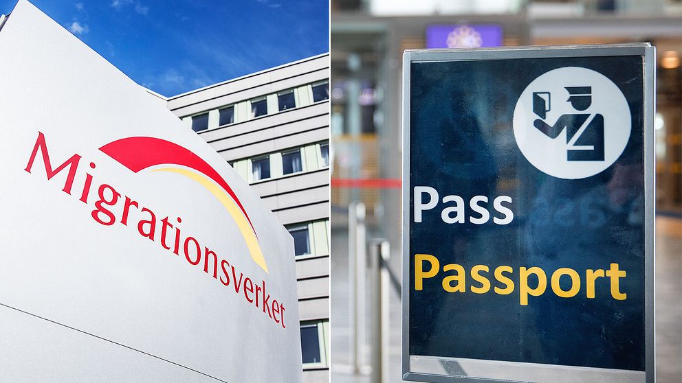 Migrationsverket och en passkontroll