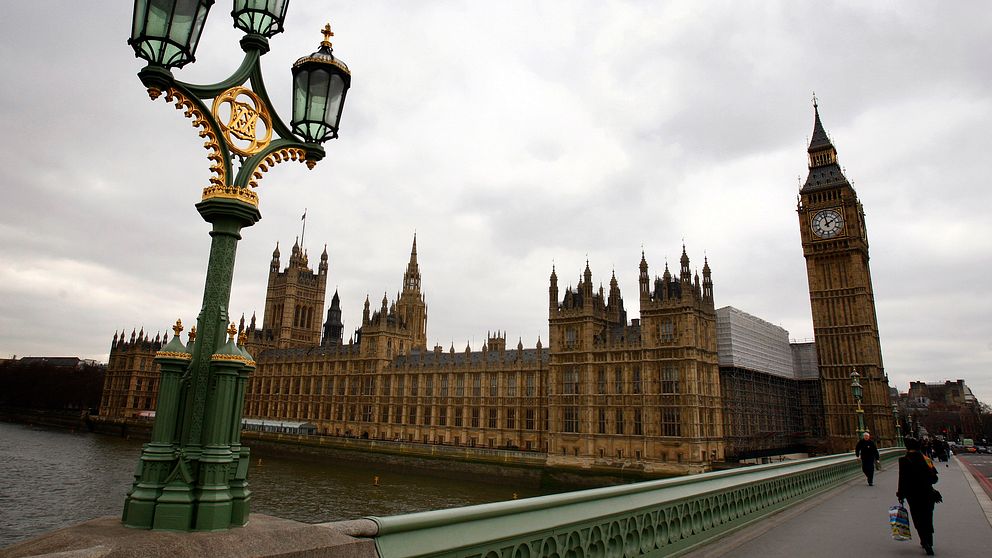 House of parliament, Westminsterpalatser i London.