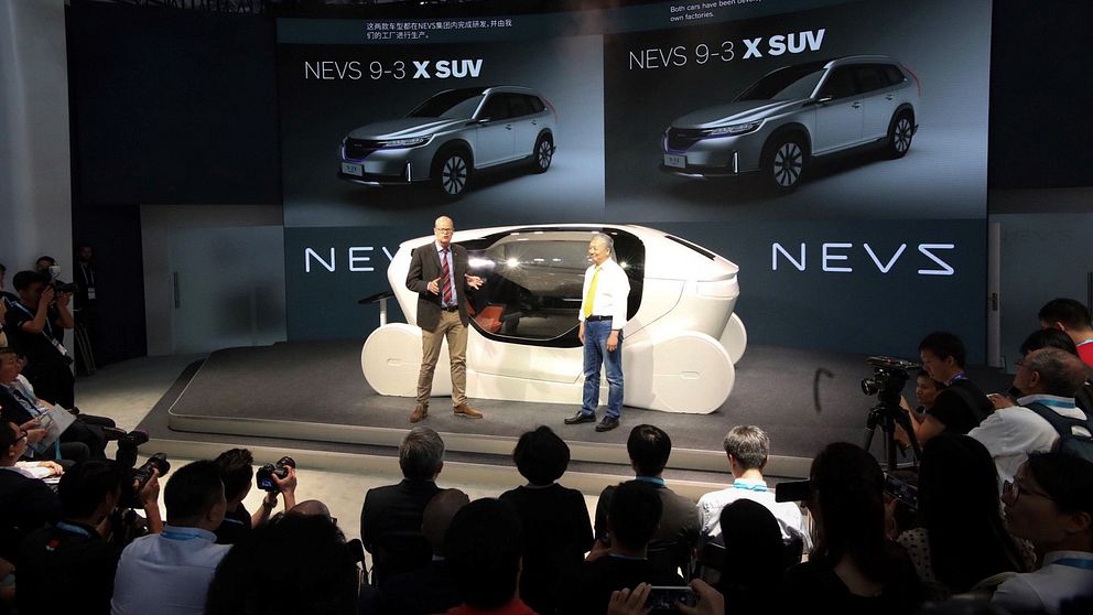 NEVS presenterar två nya elbilar och en konceptbil på årets CES-mässa i Shanghai