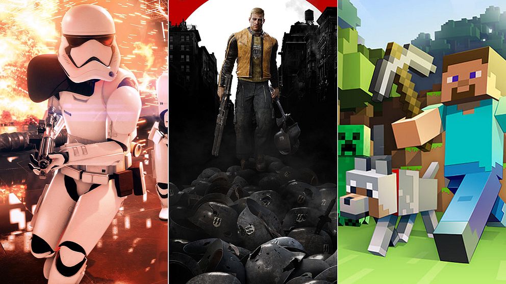 Battlefront 2, Wolfenstein 2 och Minecraft är några av de svenska titlar som fått stor uppmärksamhet under världens största spelmässa – E3.