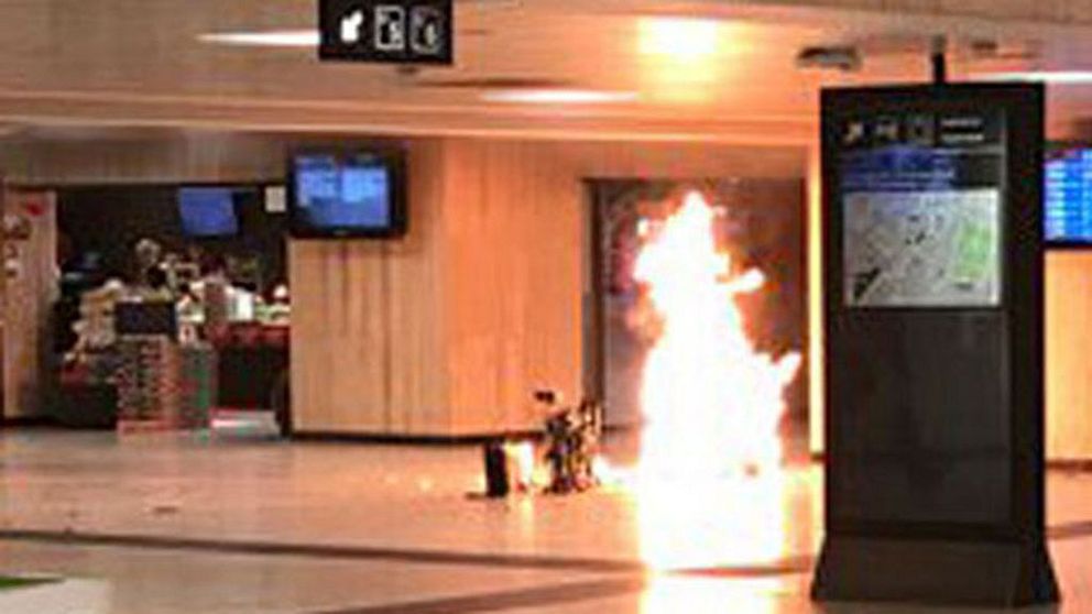 Explosion vid Bryssels centralstation