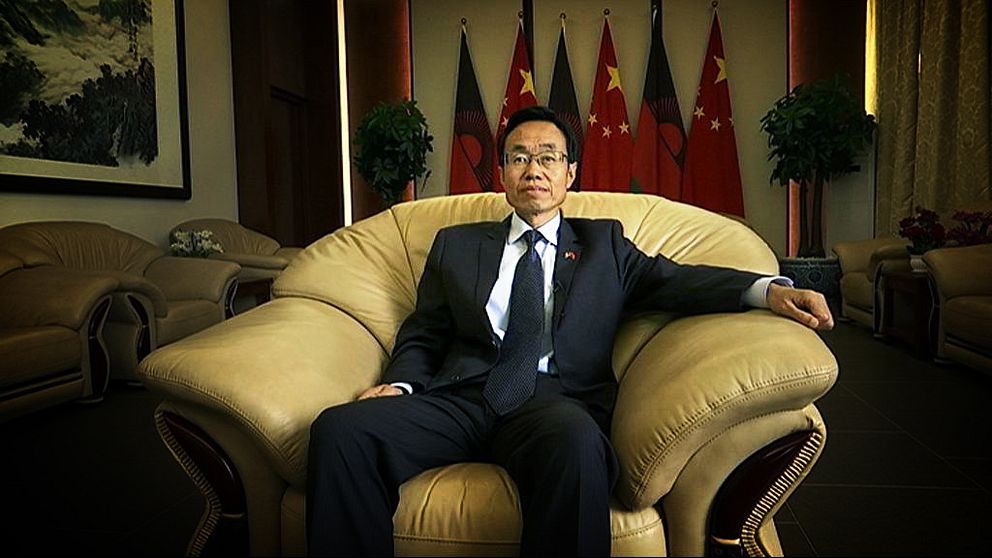 Kinas ambassadör i Malawi, Wang Shiting.