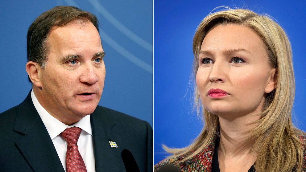 Statsminister Stefan Löfven (S) och Ebba Busch Thor (KD).