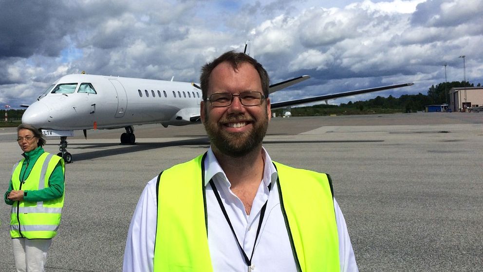 Mikael Smedberg, flygplatschef Örebro flygplats