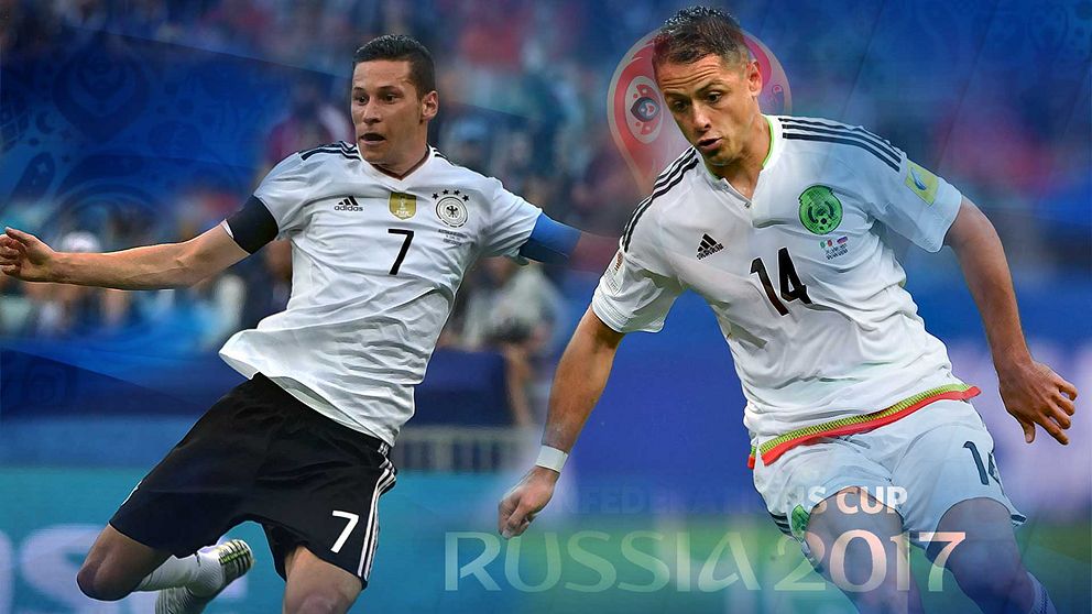 Hett möte väntar mellan Tyskland och Mexiko i semifinal.
