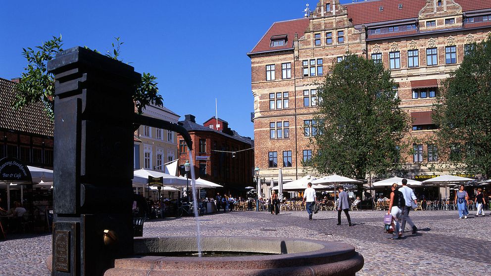 Lilla torg i Malmö.