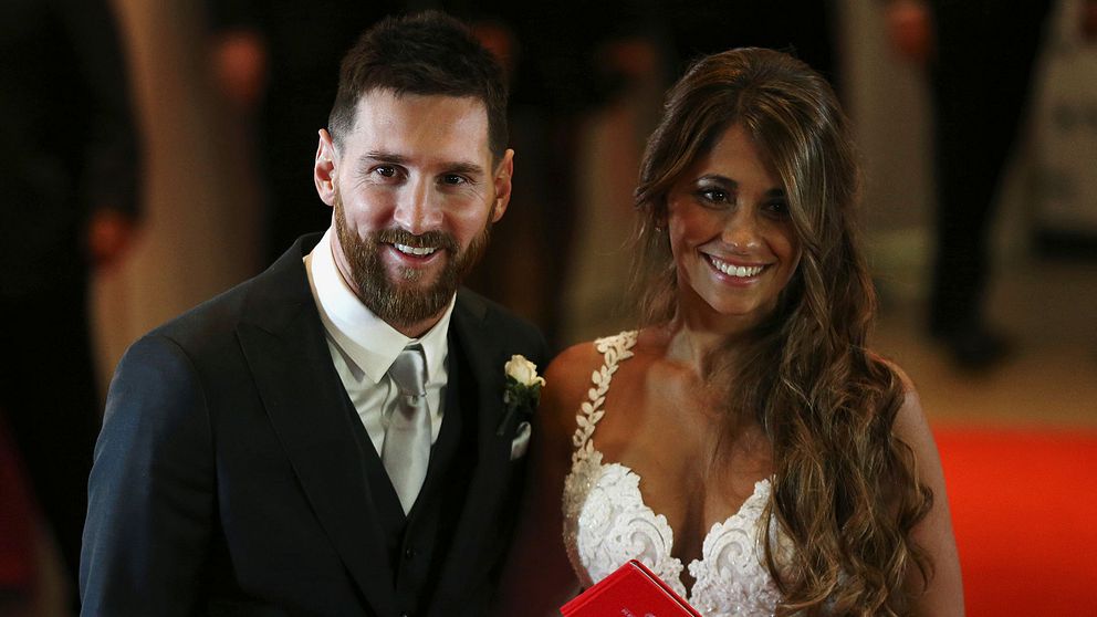 Lionel Messi och Antonella Roccuzzo