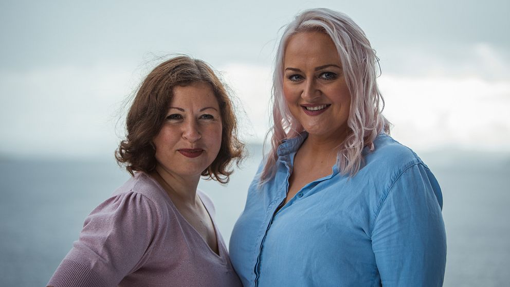 De nya solisterna Sandra Janusaite och Elisabeth Teige.