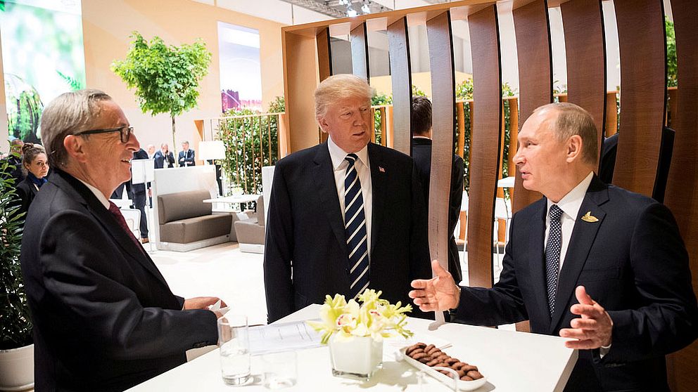 Vladimir Putin och Donald Trump.