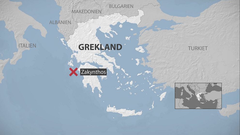 Zakynthos i Grekland.