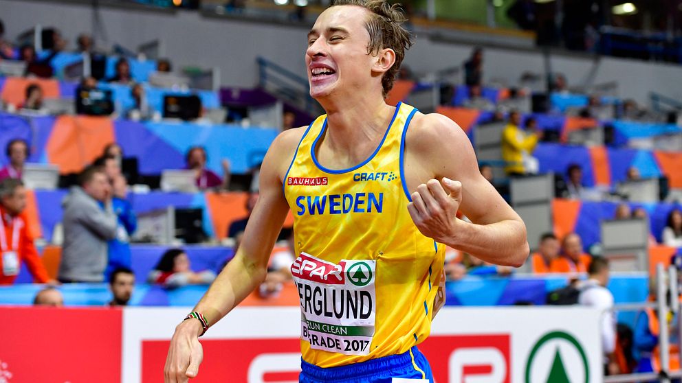 Kalle Berglund var elva hundradelar från svenskt rekord på 1 500 meter.