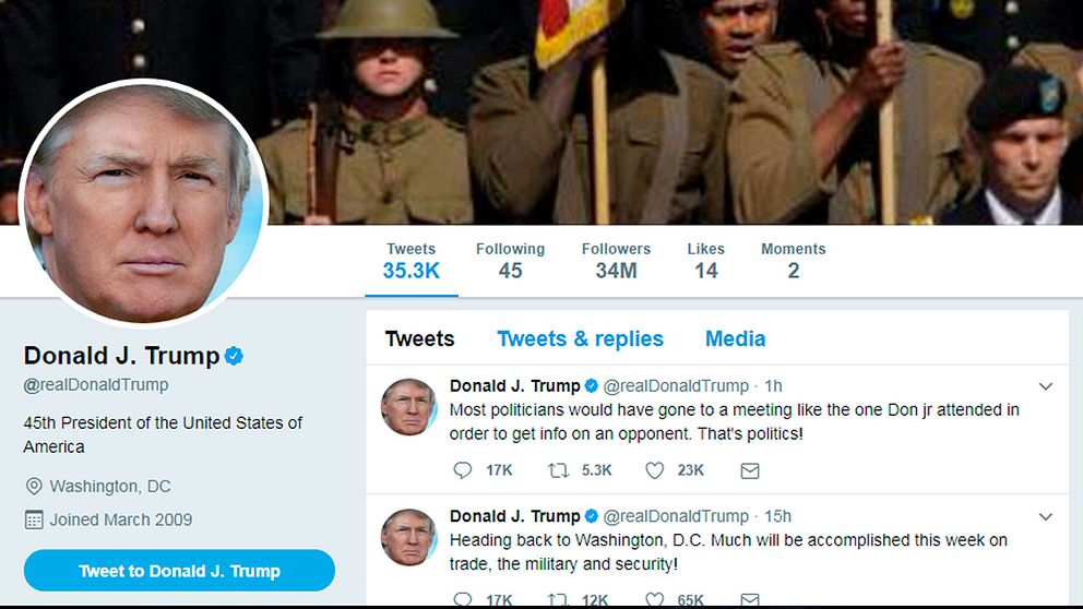 Donald Trumps Twitterkonto