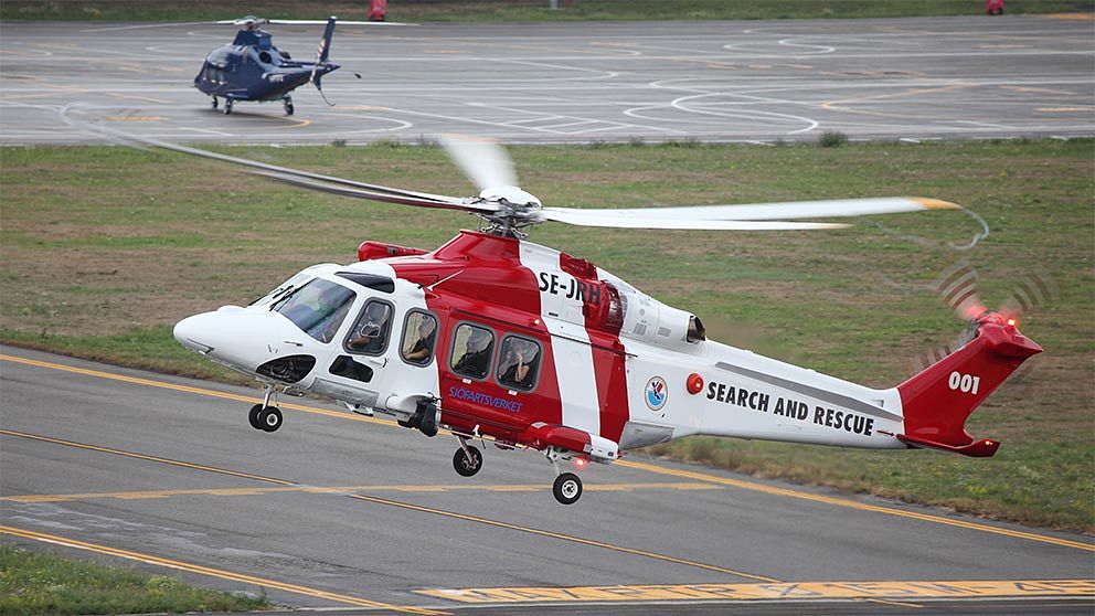 Tisdagen den 10 september 2013 landade Sjöfartsverkets första nya räddningshelikopter av modellen AW139 på Skavsta flygplats.
