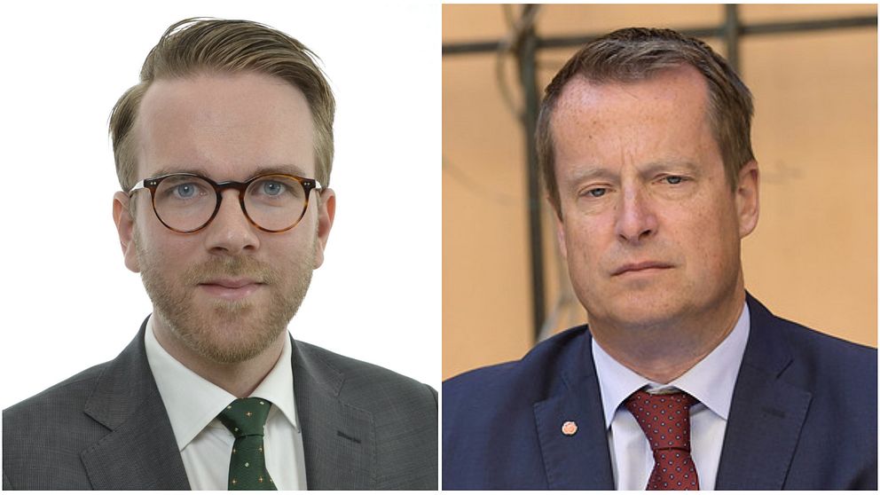 porträtt Andreas Carlson (KD) och inrikesminister Anders Ygeman
