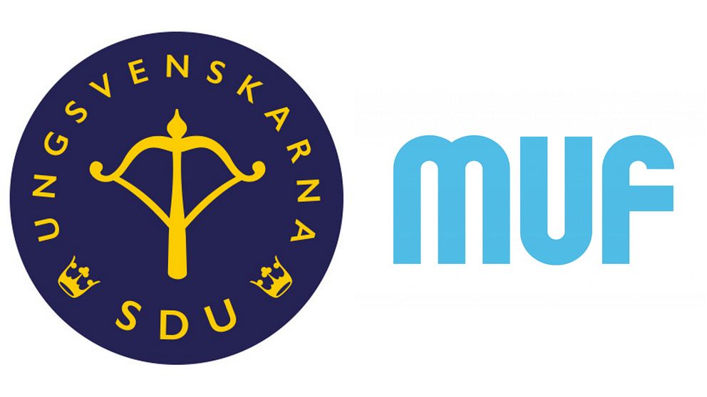 logotyper för SDU och MUF