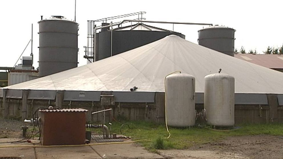 Biogasanläggning.