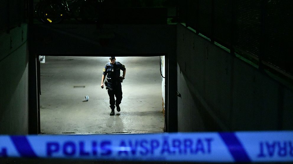 En explosion i ett garage i Malmö