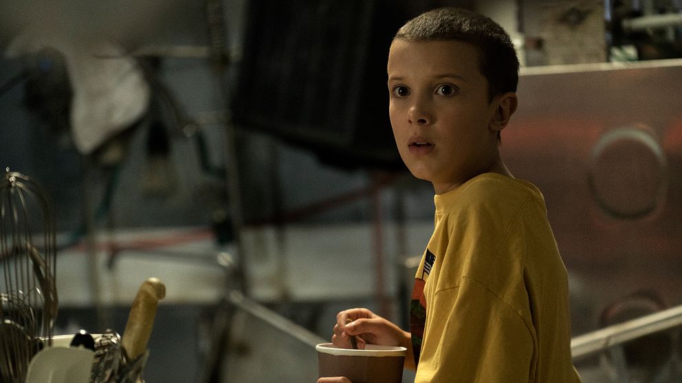 Millie Bobby Brown spelar Eleven i serien Stranger things.