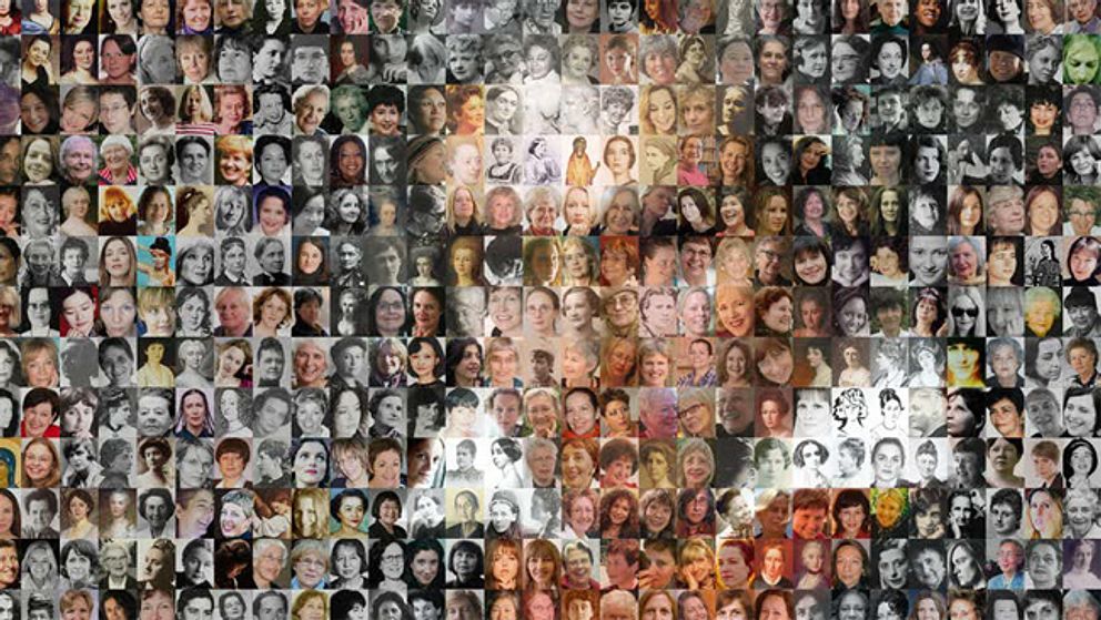 Detalj ur Kvasts affisch med 812 kvinnliga tonsättare och Beethoven