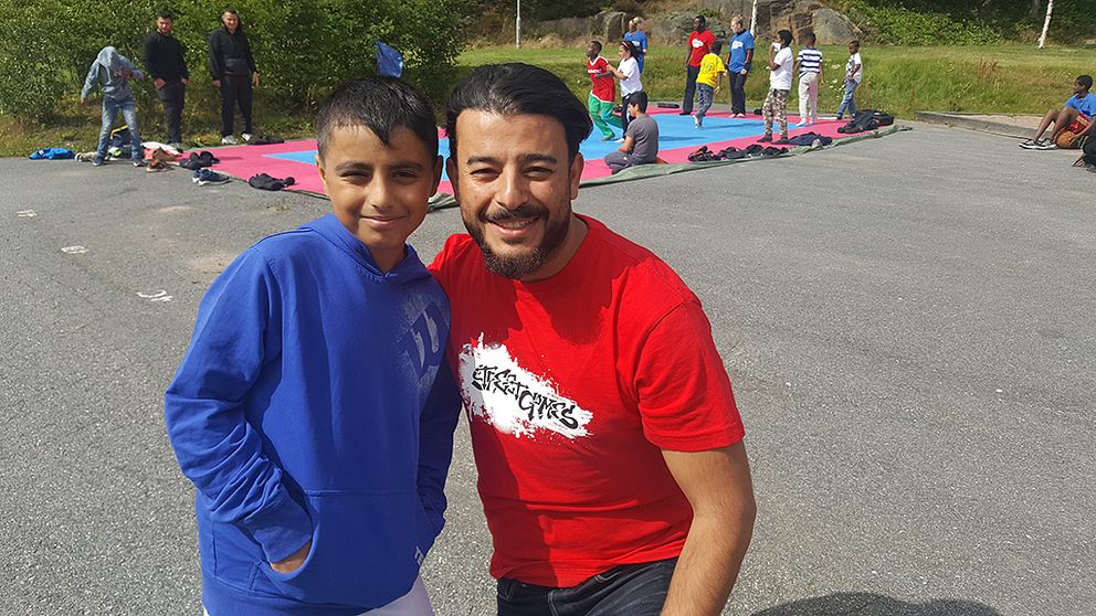 Aymen Ali och Amir Kader från Street games.