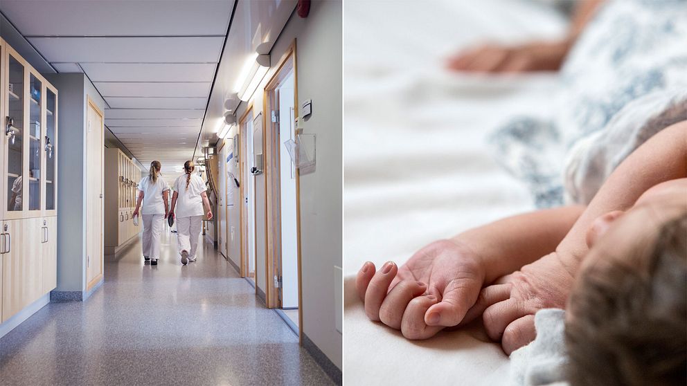 Sjukhuskorridor, nyfödd
